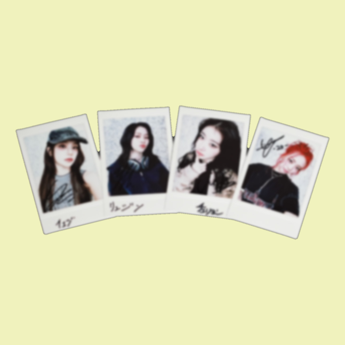 サイン入り ITZY ポラロイドセット